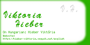 viktoria hieber business card
